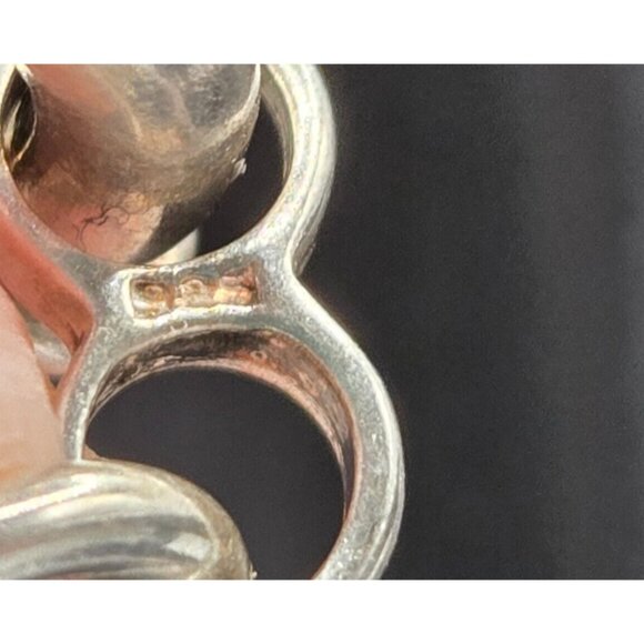 Dorgelo Sterling Chunky Long Necklace and Bracelet Fabulous - Picture 9 of 13